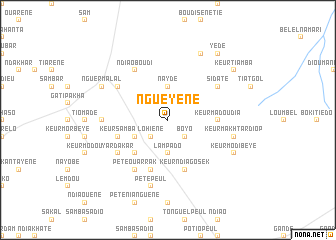 map of Nguèyène