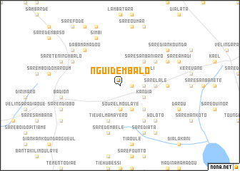 map of Nguidé Mbalo