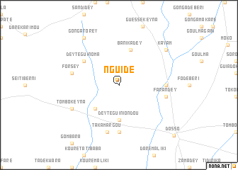 map of Nguidé