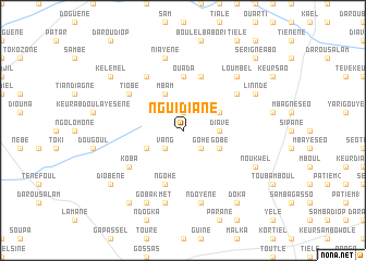 map of Nguidiane