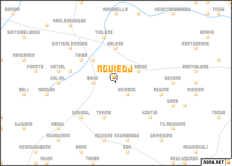 map of Nguiedj