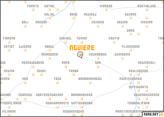 map of Nguière