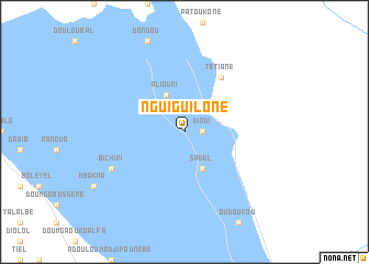 map of Nguiguilone