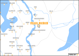 map of Nguilakaka