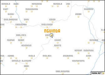 map of Nguinda