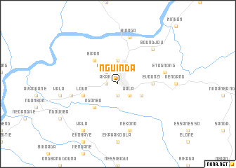 map of Nguinda