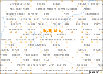 map of Nguiniène