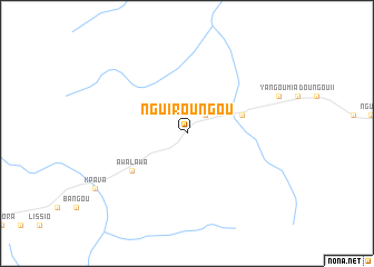 map of Nguiroungou