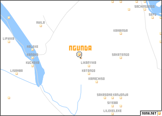 map of Ngunda