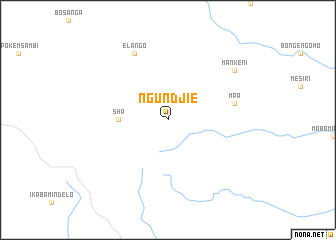 map of Ngundjie