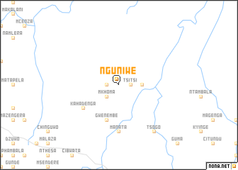 map of Nguniwe