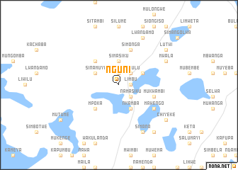 map of Nguni