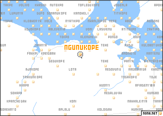 map of Ngunukope