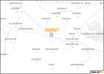 map of Ngunut