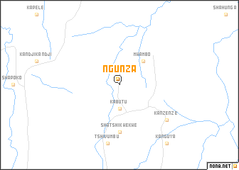 map of Ngunza