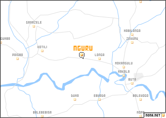 map of Nguru