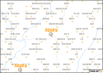 map of Nguru
