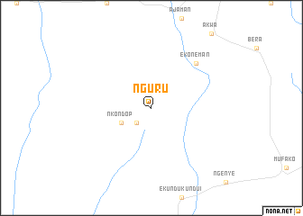 map of Nguru