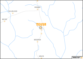 map of Ngusa