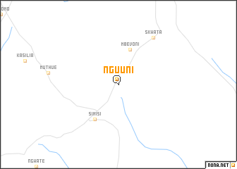 map of Nguuni