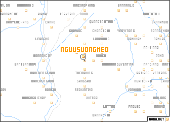 map of Ngưu Sương Mèo