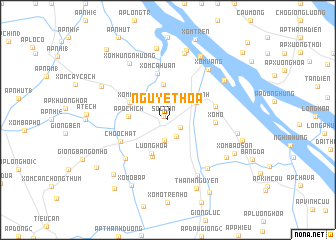 map of Nguyệt Hòa