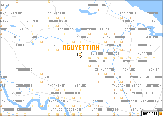 map of Nguyệt Tỉnh