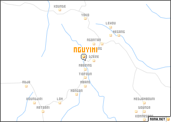 map of Nguyimi