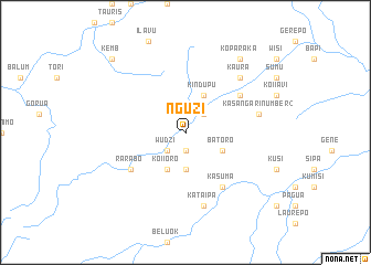 map of Nguzi
