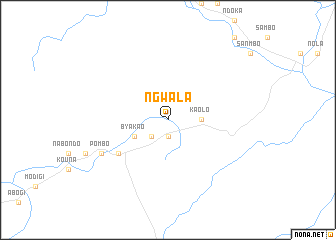 map of Ngwala