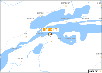 map of Ngwalti