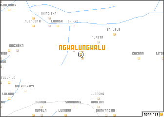 map of Ngwalungwalu