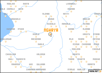 map of Ngwaya