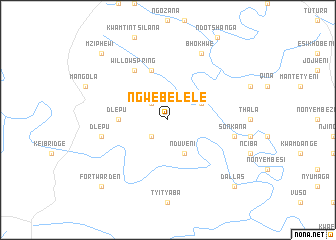 map of Ngwebelele