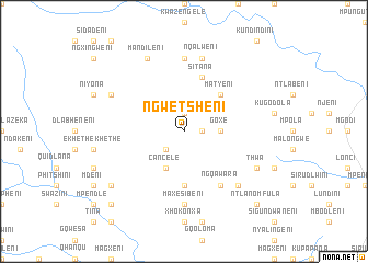 map of Ngwetsheni