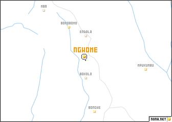map of Ngwome