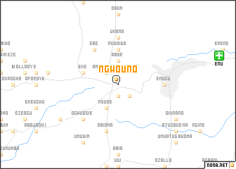 map of Ngwo Uno