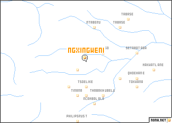 map of Ngxingweni