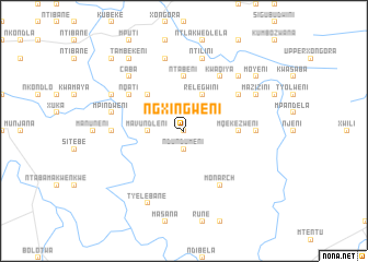 map of Ngxingweni