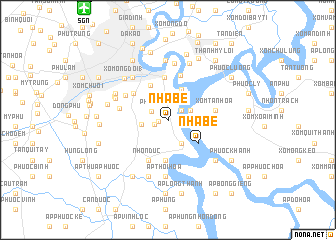 map of Nha Bè