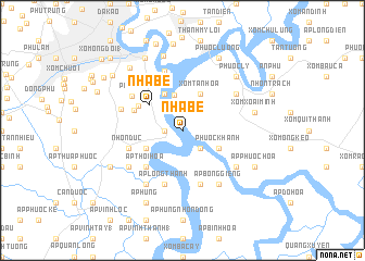 map of Nhà Bè