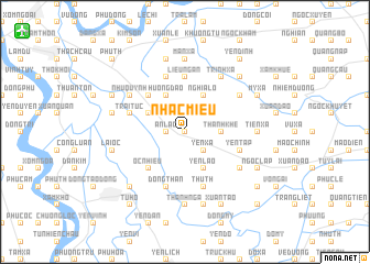 map of Nhạc Miếu