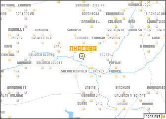 map of Nhacobà