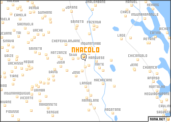 map of Nhacolo