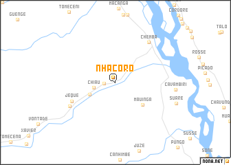 map of Nhacoro