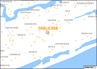 map of Nhalicade