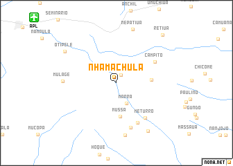 map of Nhamachula