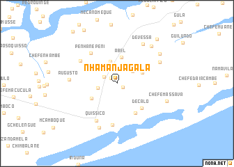 map of Nhamanjagala