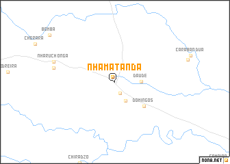 map of Nhamatanda