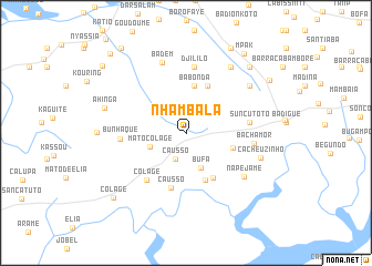 map of Nhambalã